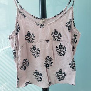 Sunday Best Dusty Pink Crop Top